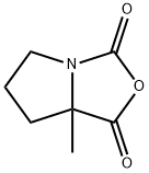 1H,3H-Pyrrolo[1,2-c]oxazole-1,3-dione,tetrahydro-7a-methyl-(9CI) Structure