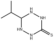 1,2,4,5-Tetrazine-3(2H)-thione,tetrahydro-6-(1-methylethyl)-(9CI) 구조식 이미지