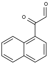 1-Naphthaleneacetaldehyde, α-oxo- Structure