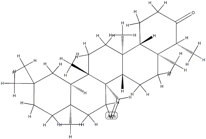 3-옥소-D:A-friedooleanan-26-al 구조식 이미지