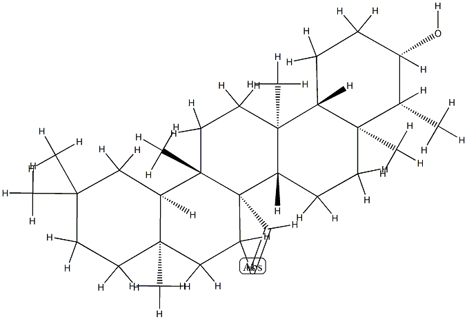 3β-Hydroxy-D:A-friedooleanan-26-al 구조식 이미지
