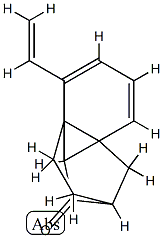 1H-3,4b-Methanocyclopropa[1,2:1,3]dibenzen-4(4aH)-one,8-ethenyl-2,3-dihydro-(9CI) 구조식 이미지