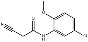 N-(5-chloro-2-methoxyphenyl)-2-cyanoacetamide Structure