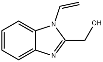 1H-벤즈이미다졸-2-메탄올,1-에테닐-(9CI) 구조식 이미지