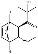 1-Propanone,1-[(1S,2R,3R,4R)-3-ethylbicyclo[2.2.1]hept-5-en-2-yl]-2-hydroxy-2-methyl-(9CI) 구조식 이미지