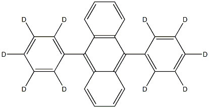 9,10-Di[(2,3,4,5,6-2H5)phenyl]anthracene 구조식 이미지