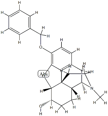 3-Benzyloxy-4,5α-epoxy-17-methylmorphinan-6α-ol Structure