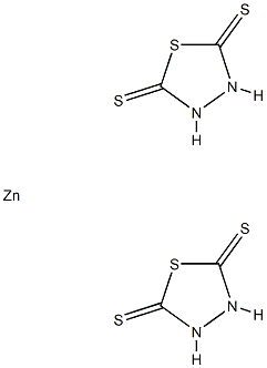 2,5-Dimercapto-1,3,4-thiadiazole zinc salt (VII) Structure