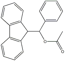 α-페닐-9H-플루오렌-9-메탄올아세테이트 구조식 이미지