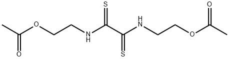 N,N'-비스(2-아세톡시에틸)에탄비스티오아미드 구조식 이미지