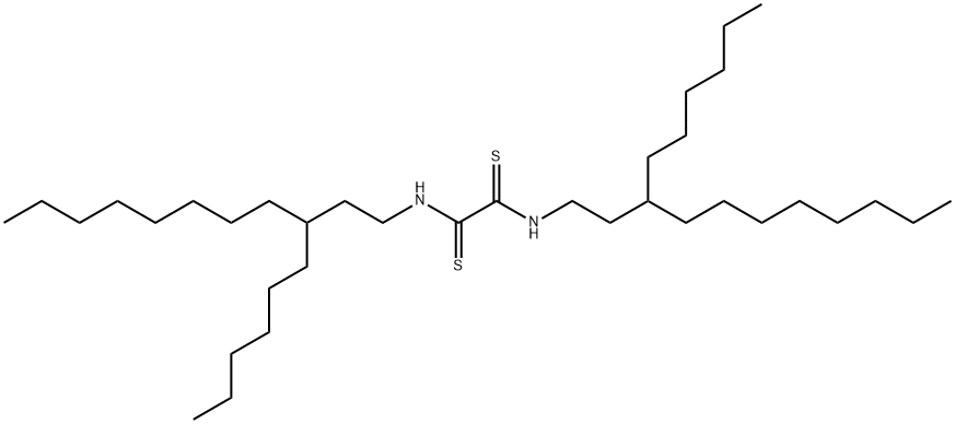 N,N'-Bis(3-hexylundecyl)ethanebisthioamide 구조식 이미지