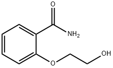 o-(β-Hydroxyethoxy)benzamide 구조식 이미지