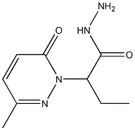 α-Ethyl-3-methyl-6-oxo-1(6H)-pyridazineacetic acid hydrazide 구조식 이미지
