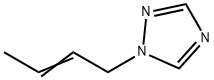 1H-1,2,4-Triazole,1-(2-butenyl)-(9CI) 구조식 이미지