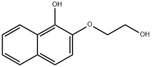 2-(β-Hydroxyethoxy)-1-naphthol 구조식 이미지