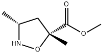 (3R)-3α,5β-디메틸-5-이속사졸리딘카르복실산메틸에스테르 구조식 이미지