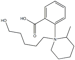 5-(2-Methylpiperidino)pentyl=benzoate 구조식 이미지