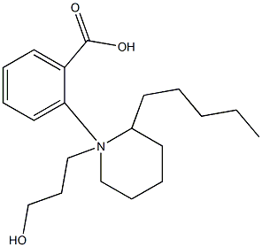 3-(2-Pentylpiperidino)propyl=benzoate 구조식 이미지