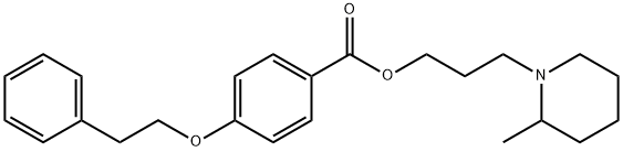 3-(2-Methylpiperidino)propyl=p-phenethyloxybenzoate 구조식 이미지