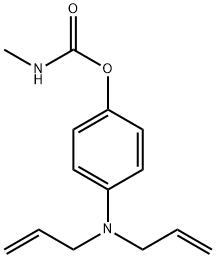 4-Diallylaminophenyl=N-methylcarbamate Structure