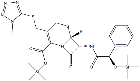 bis(trimethylsilyl)cefamandole Structure