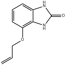 2H-Benzimidazol-2-one,1,3-dihydro-4-(2-propenyloxy)-(9CI) 구조식 이미지
