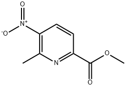 methyl 6-methyl-5-nitropicolinate Structure