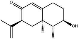 (3R)-4α,4aα-Dimethyl-3β-hydroxy-1,2,3,4,4a,5,6,7-octahydro-6β-(2-propenyl)naphthalen-7-one 구조식 이미지