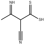 Butane(dithioic)  acid,  2-cyano-3-imino- 구조식 이미지