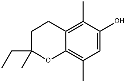 2H-1-Benzopyran-6-ol,2-ethyl-3,4-dihydro-2,5,8-trimethyl-(9CI) 구조식 이미지