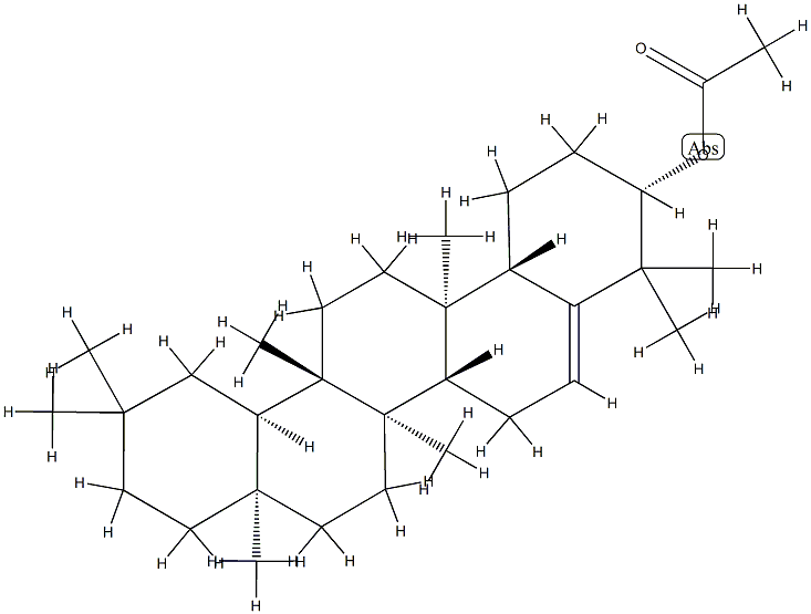 Glutinol acetate 구조식 이미지