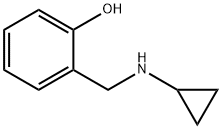 2-[(cyclopropylamino)methyl]phenol Structure