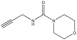 4-Morpholinecarboxamide,N-2-propynyl-(9CI) 구조식 이미지
