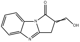 1H-Pyrrolo[1,2-a]benzimidazol-1-one,2,3-dihydro-2-(hydroxymethylene)-(9CI) 구조식 이미지