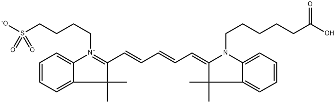 Cy5 Acid(mono SO3) Structure