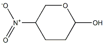 2H-Pyran-2-ol,tetrahydro-5-nitro-(9CI) 구조식 이미지