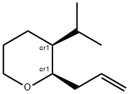 2H-Pyran,tetrahydro-3-(1-methylethyl)-2-(2-propenyl)-,(2R,3S)-rel-(9CI) Structure