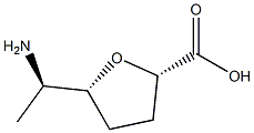 D-lyxo-Heptonic acid, 6-amino-2,5-anhydro-3,4,6,7-tetradeoxy- (9CI) Structure