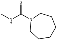 1H-Azepine-1-carbothioamide,hexahydro-N-methyl-(9CI) Structure