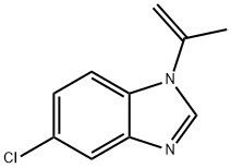 1H-Benzimidazole,5-chloro-1-(1-methylethenyl)-(9CI) 구조식 이미지