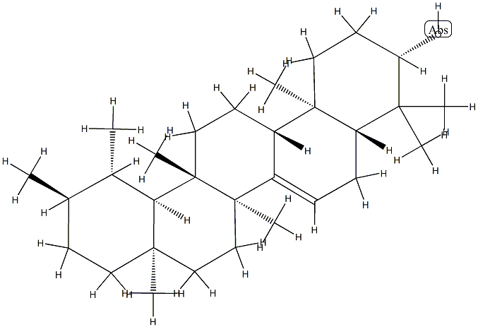 D:C-Friedours-7-en-3-ol, (3beta)- Structure