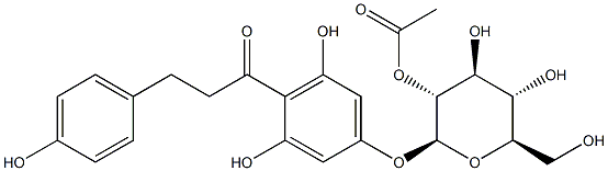 Trilobatin 2''-acetate 구조식 이미지