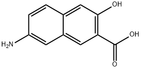 2-Naphthalenecarboxylicacid,7-amino-3-hydroxy-(9CI) Structure