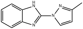 1H-Benzimidazole,2-(3-methyl-1H-pyrazol-1-yl)-(9CI) 구조식 이미지