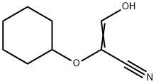 2-Propenenitrile,2-(cyclohexyloxy)-3-hydroxy-(9CI) 구조식 이미지