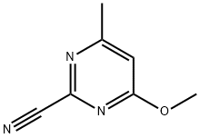 2-Pyrimidinecarbonitrile, 4-methoxy-6-methyl- (6CI,9CI) 구조식 이미지