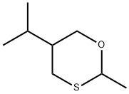 1,3-Oxathiane,2-methyl-5-(1-methylethyl)-(9CI) 구조식 이미지