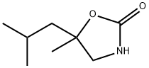 2-Oxazolidinone,5-isobutyl-5-methyl-(5CI) Structure