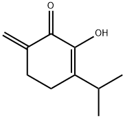 2-Cyclohexen-1-one,2-hydroxy-6-methylene-3-(1-methylethyl)-(9CI) Structure