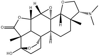 (9β,13α)-17β-Dimethylamino-3,19:7β,8-diepoxy-3β,6β-dihydroxy-4-methyl-15-oxa-5α-androstane-4β-carboxylic acid 4,6-lactone Structure